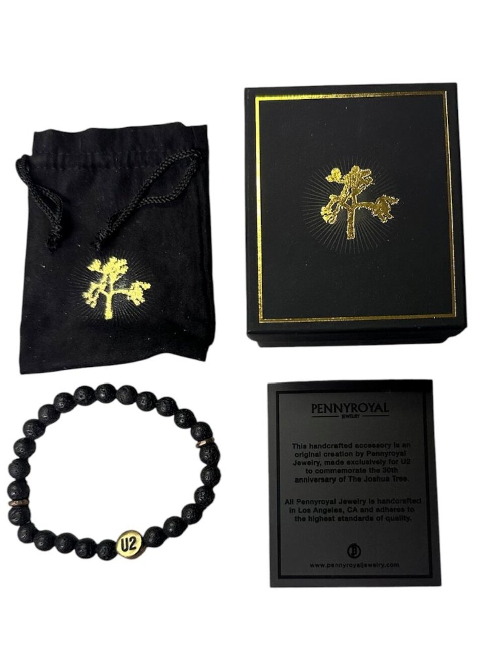 U2 Pennyroyal 30th anniversary Joshua Tree Bracelet 10" - Picture 3 of 4